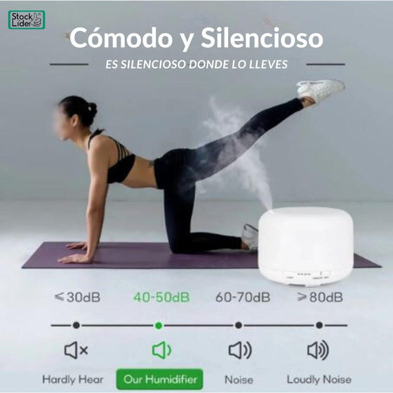 Humidificador con mando para casa