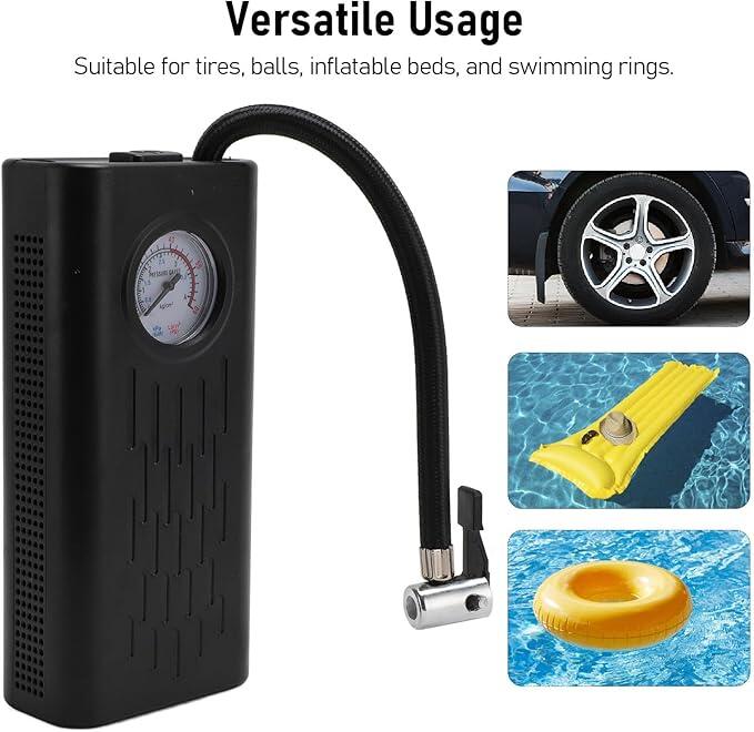 Inflador de neumáticos portátil 12V