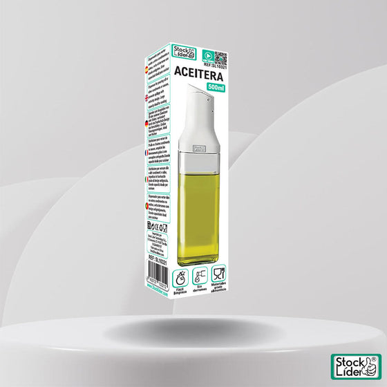 Aceitera 500 ml de cristal | ViamoMas
