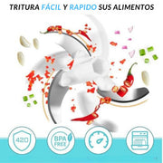 Picadora manual de cocina | Corta rápido
