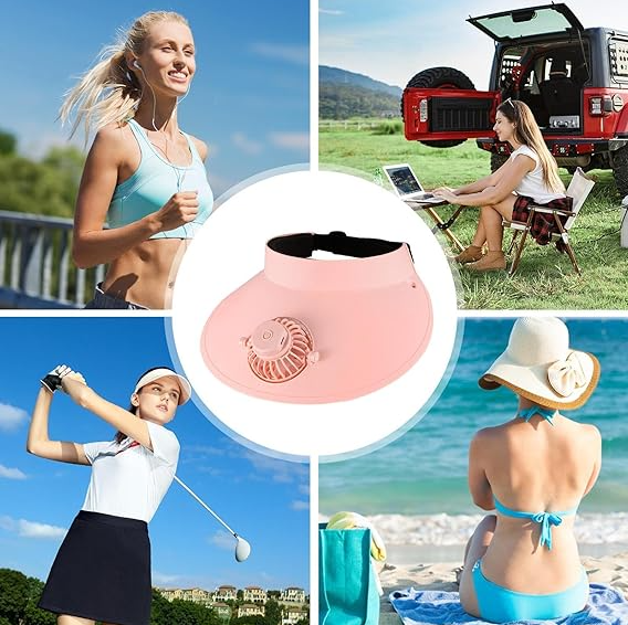 Gorra ventilador USB 360° | ViamoMas