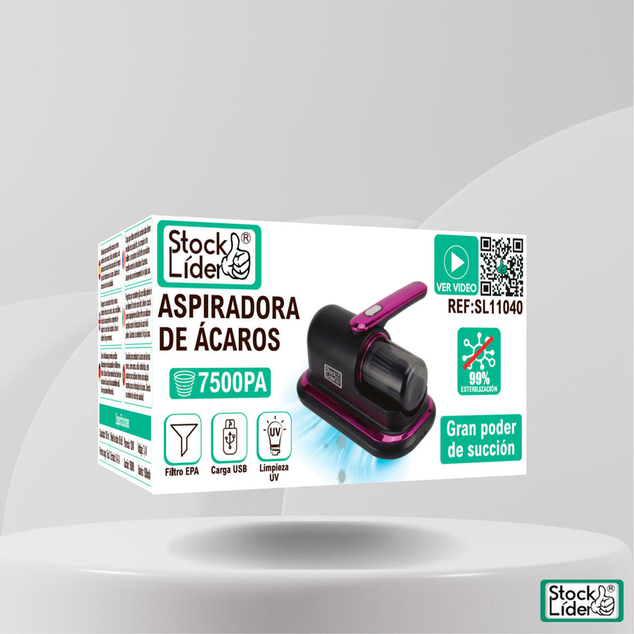 Aspiradora de ácaros UV portátil