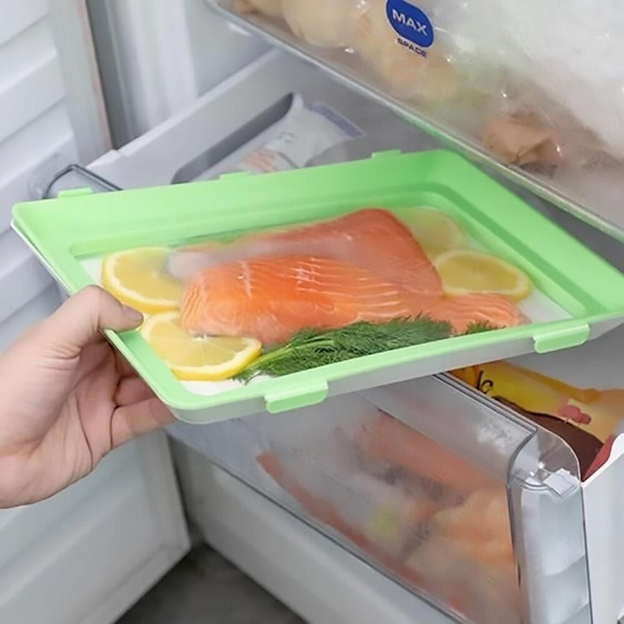 Bandejas apilables herméticas para alimentos