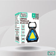 Lámpara triangular LED COB compacta y potente