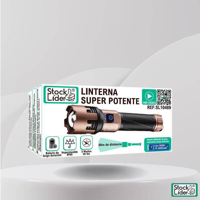 Linterna súper potente recargable | ViamoMas
