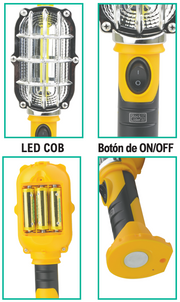 Lámpara de trabajo LED COB portátil