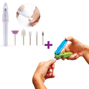 Set manicura eléctrico 5 en 1 con LED
