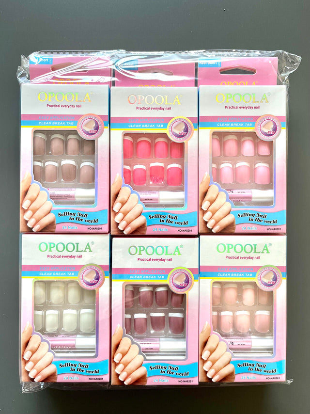Uñas postizas elegantes y fáciles de poner