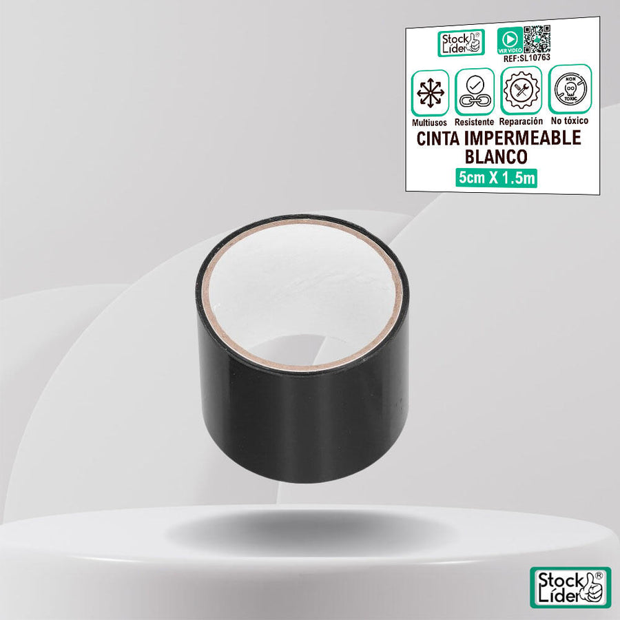 Cinta impermeable blanca para fugas