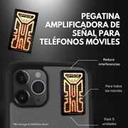 Pegatina amplificadora señal móvil 5 uds