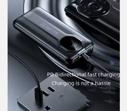 Power Bank 10000mAh con cables integrados