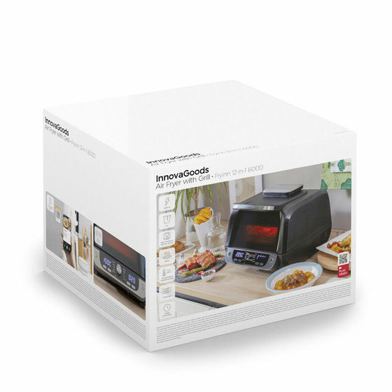 Freidora de Aire con Grill InnovaGoods Fryinn 12-en-1 | Vairo+