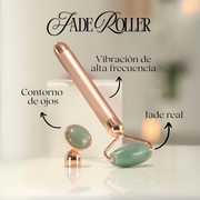 Rodillo de Jade con Vibración Facial