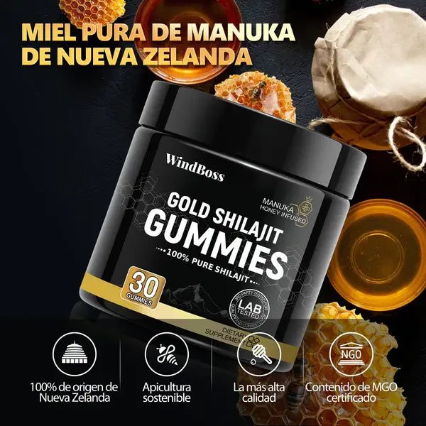 Gomitas de Shilajit Puro | Energía natural