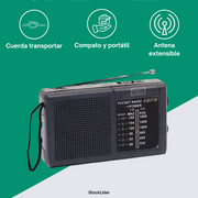 Radio AM FM portátil compacta | ViamoMas