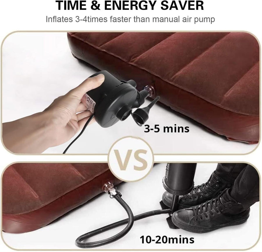 Inflador Eléctrico Portátil 2 en 1 240V/12V