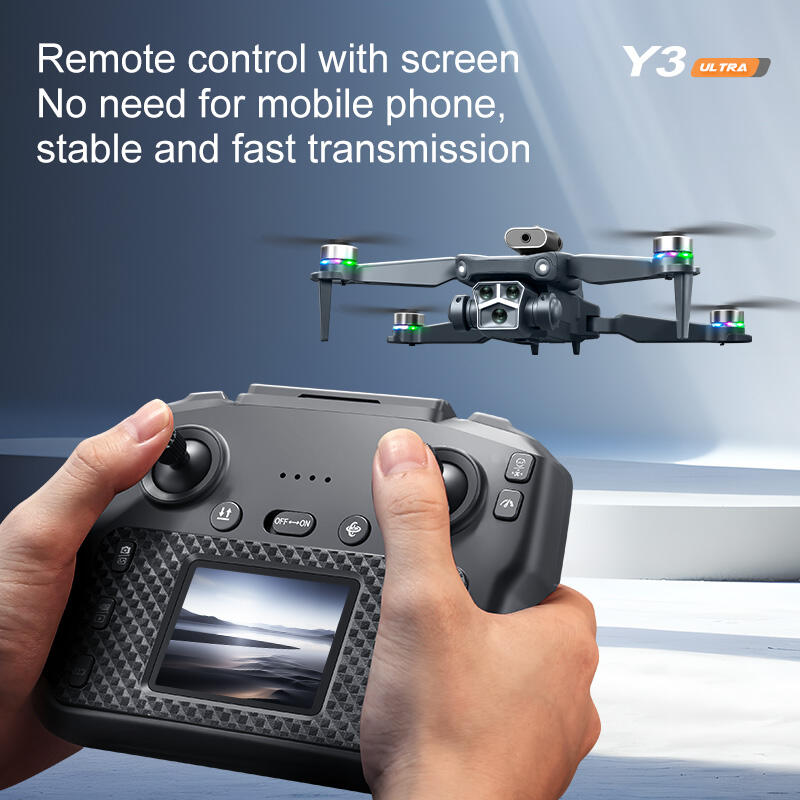 Drone Y3 Ultra con pantalla y control