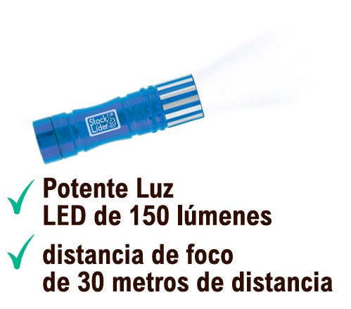 Linterna LED aluminio pack 12 | ViamoMas
