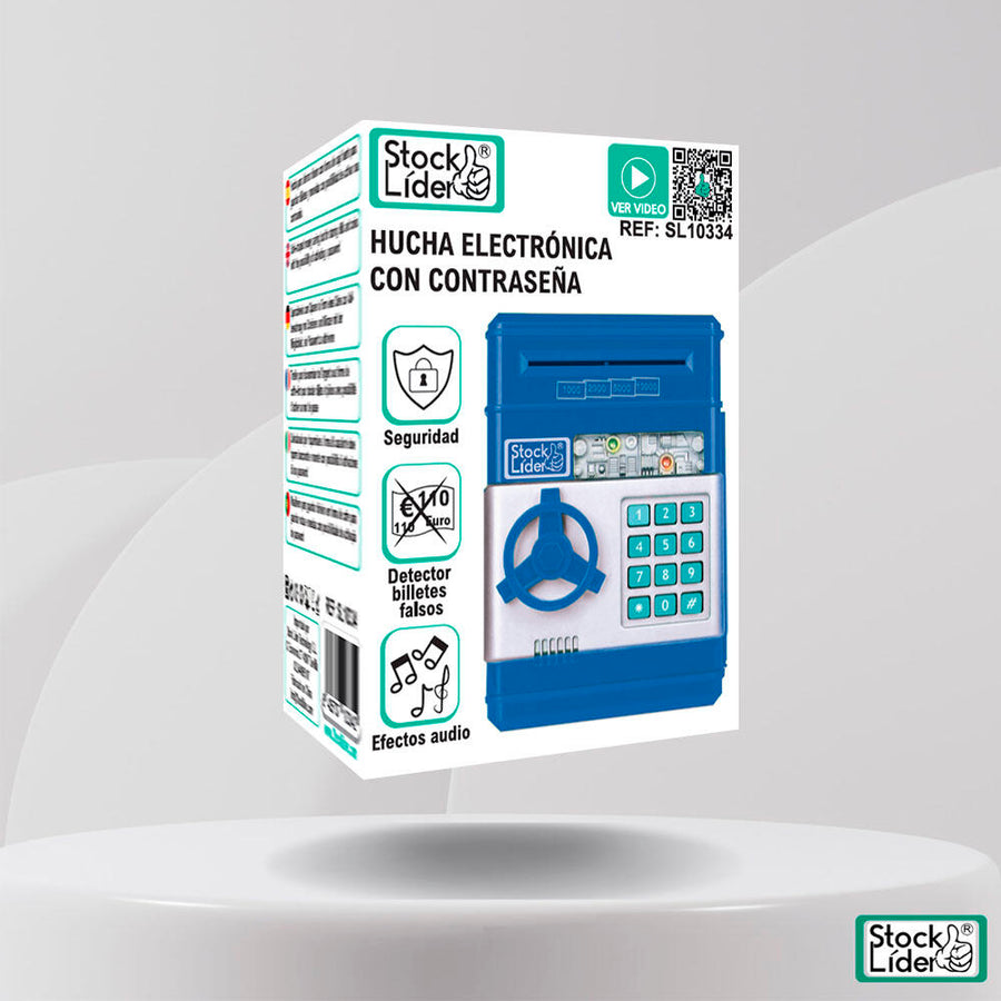 Hucha electrónica con contraseña para niños