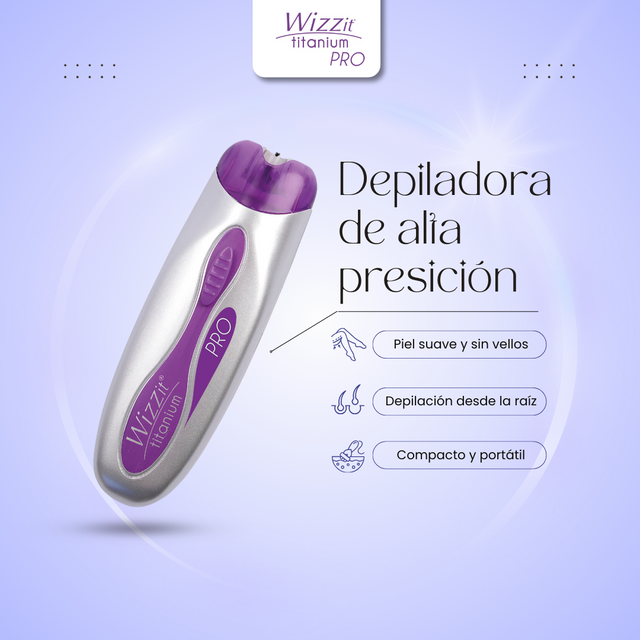 Depiladora titanio + set manicura
