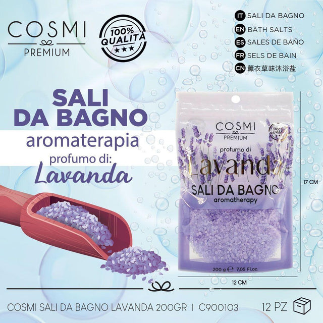 Sal de baño de lavanda 200g | ViamoMas