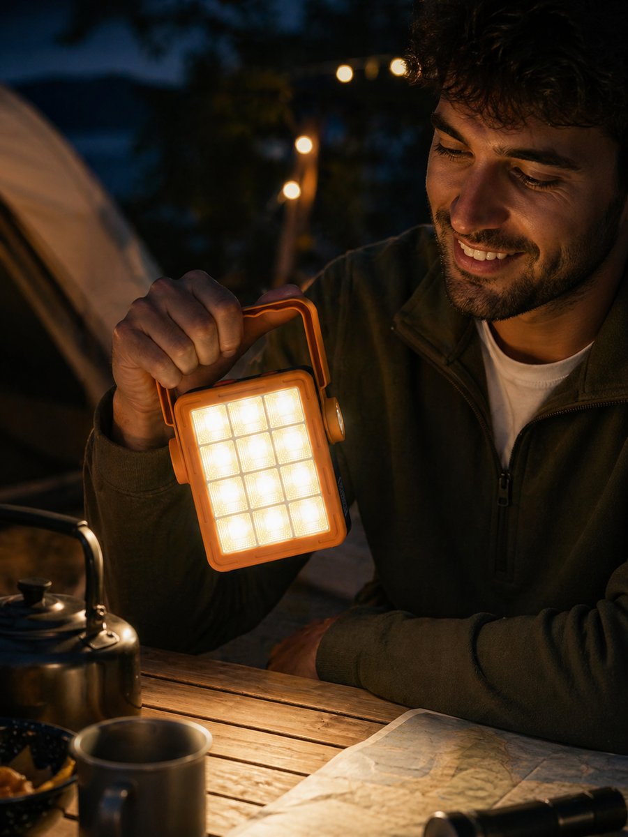Lámpara solar multifunción portátil | ViamoMas