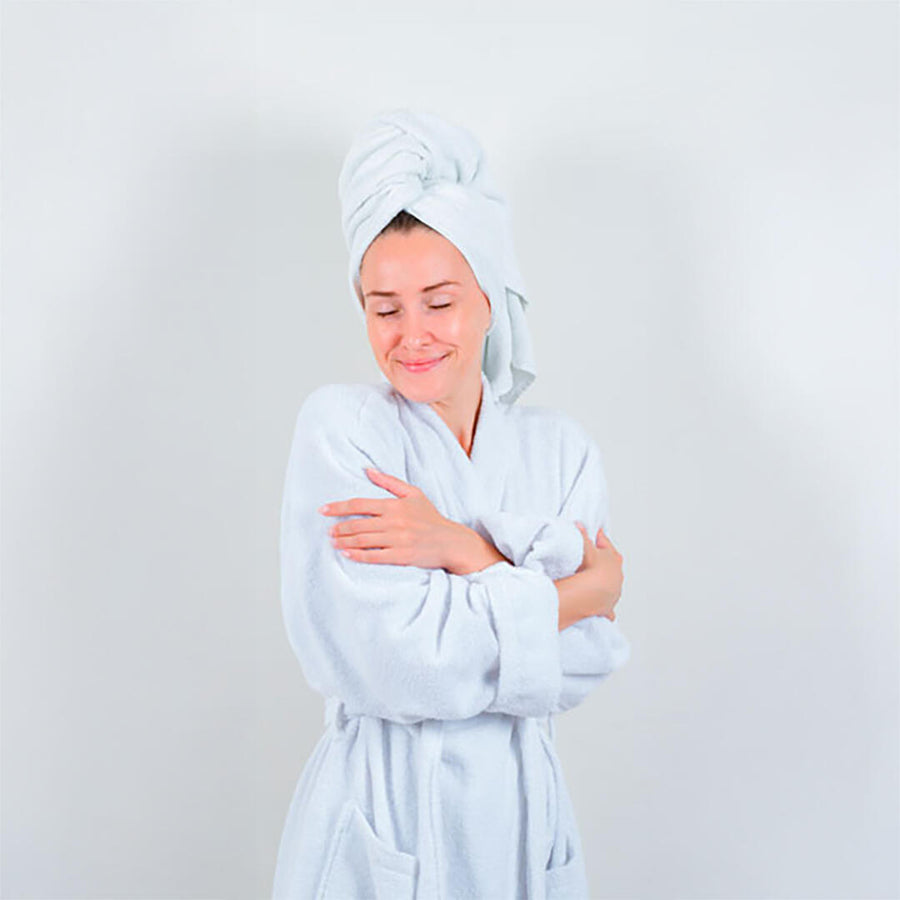 Albornoz mujer extra suave y absorbente