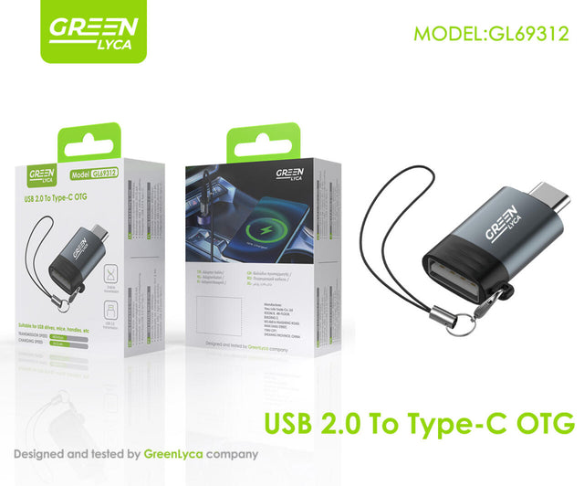 Convertidor USB 2.0 a USB-C 480 Mbps