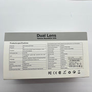 Cámara DVR coche dual 1296p con LCD 3”