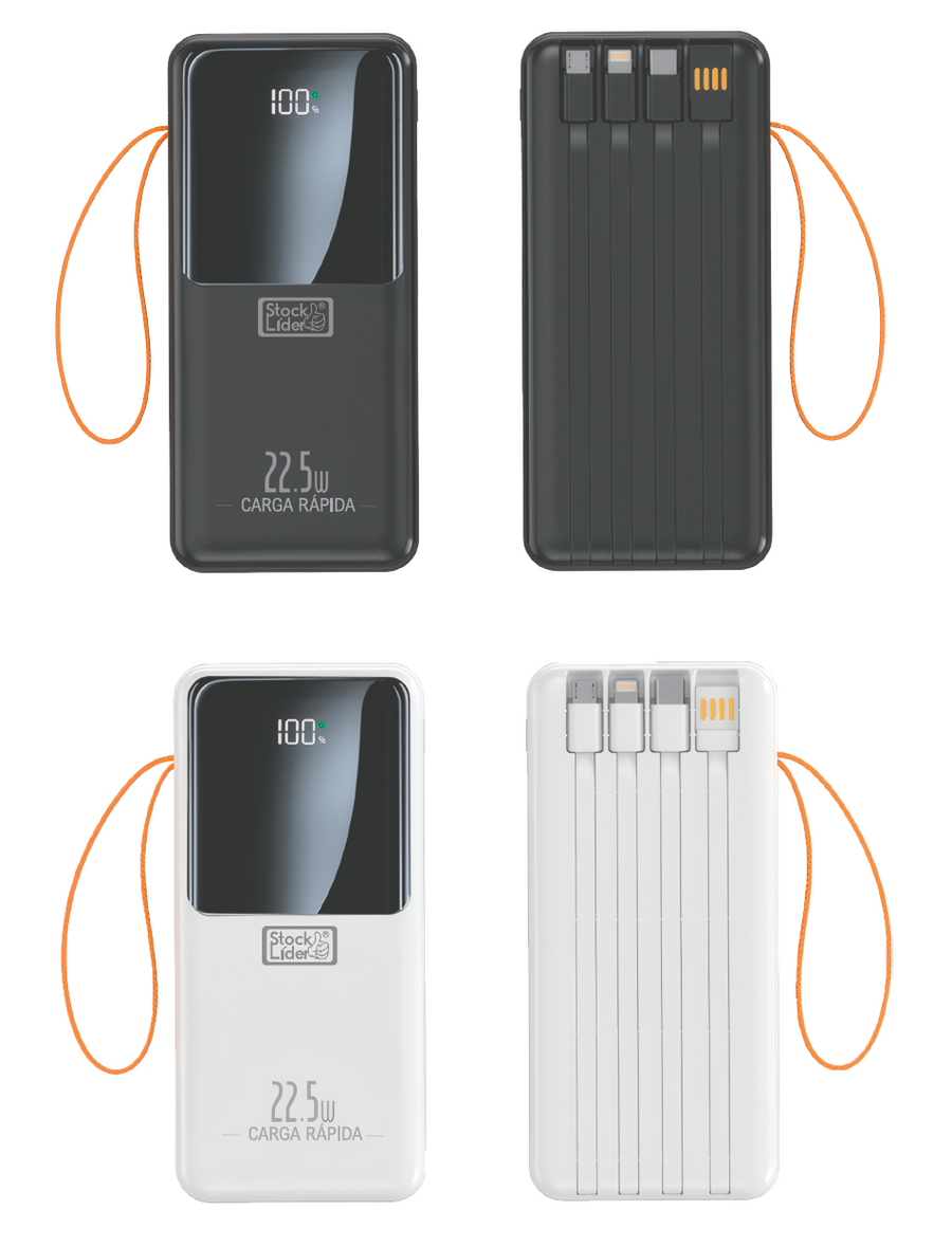 Powerbank carga rápida 30000mAh 22.5W