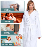 Albornoz mujer extra suave y absorbente