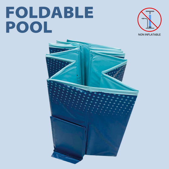 Piscina plegable para jardín y terraza