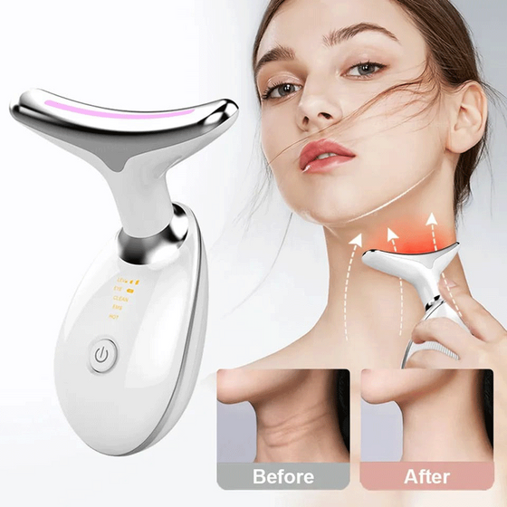 Masajeador antiarrugas facial 7 luces
