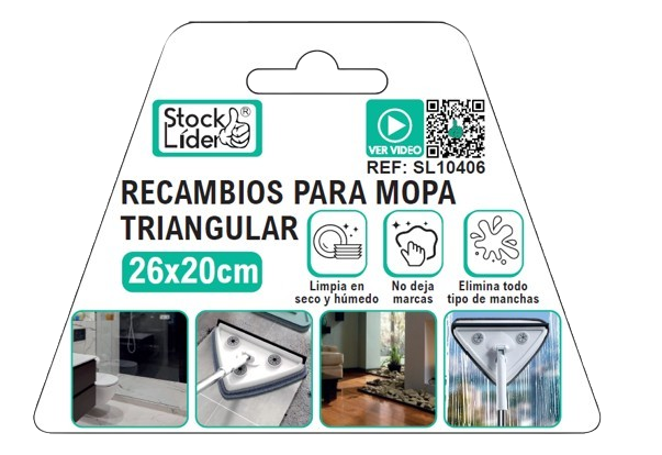 Recambios para mopa triangular | ViamoMas