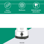 Moledor de café eléctrico de acero inoxidable