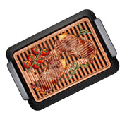 Grill parrilla eléctrica sin humos cobre
