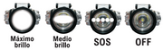 Linterna de cabeza led potente y ajustable