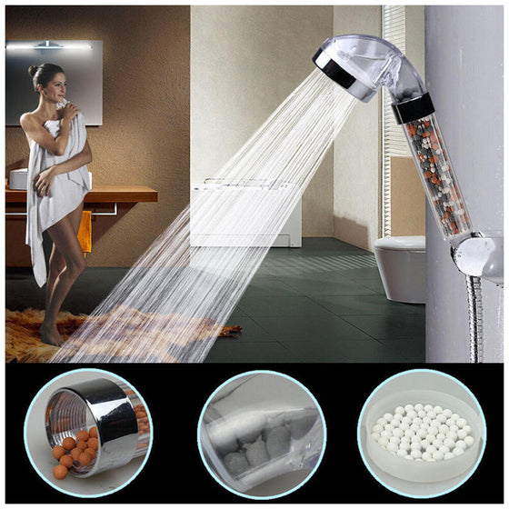 Ducha ecológica con filtros minerales