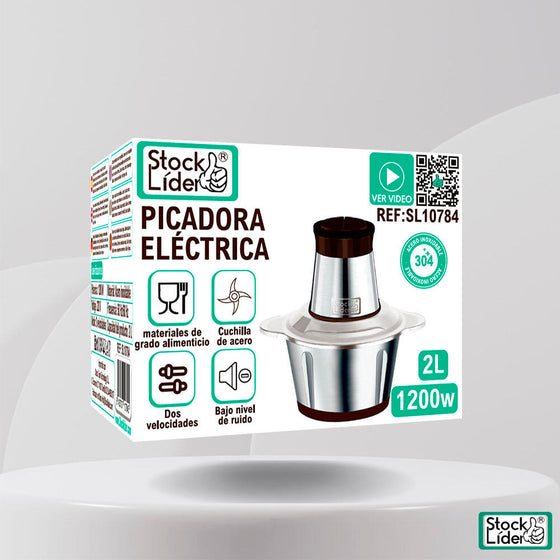 Picadora eléctrica 1200W 2L | ViamoMas