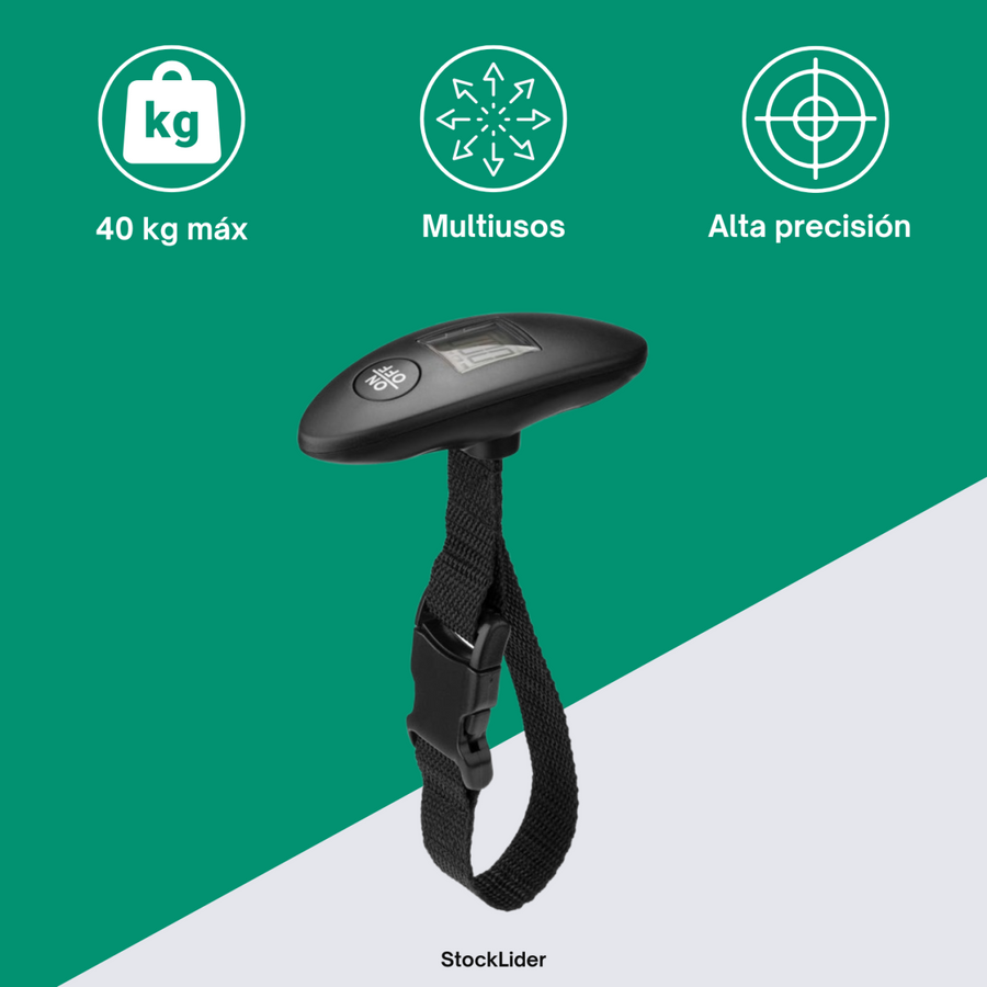 Peso para maletas digital portátil 40 kg