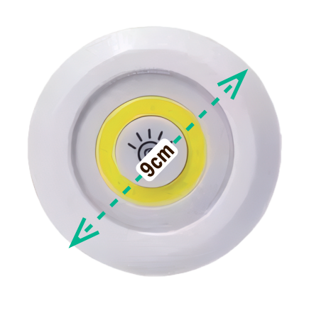 Set lámparas led cob mando | 3 luces fáciles