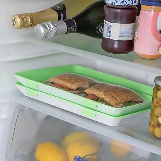 Bandejas apilables herméticas x3 | ViamoMas
