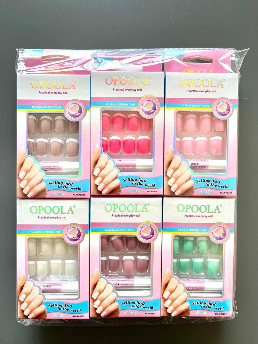 Uñas postizas elegantes y fáciles de poner