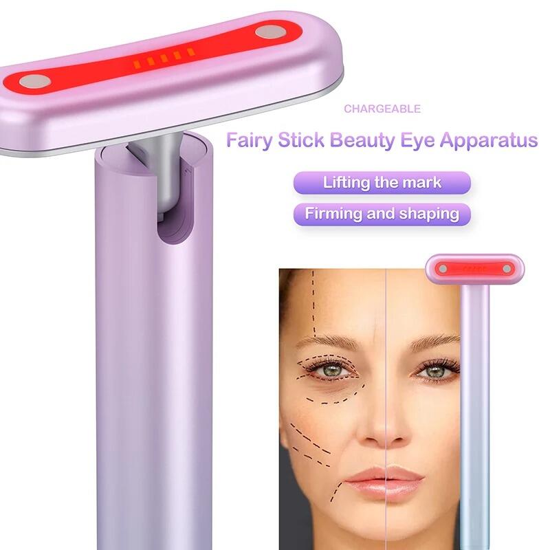 Masajeador Facial 4 en 1 LED Rojo