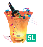 Cubitera de hielo con altavoz Bluetooth