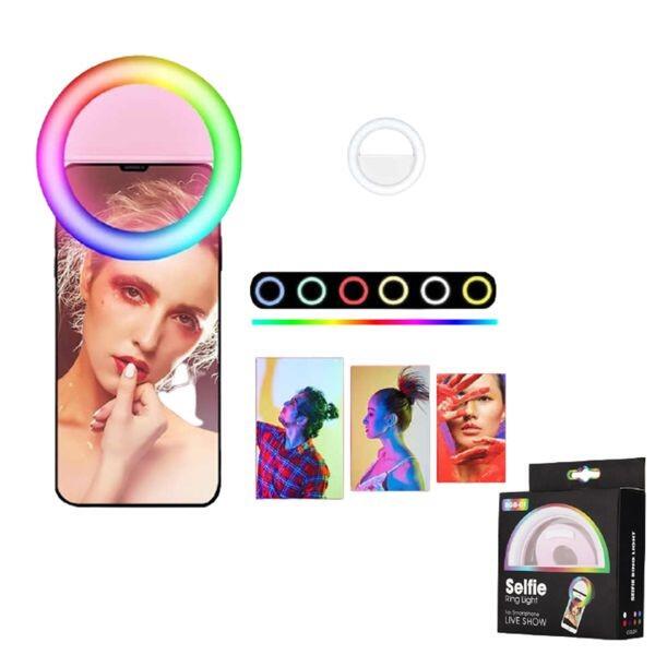 Aro de LED para móvil RGB colores