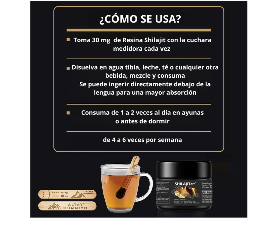 Shilajit Resina natural 30 g | ViamoMas