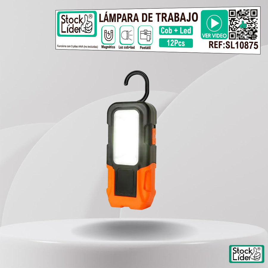 Lámpara de trabajo manos libres compacta