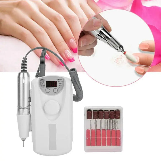 Esmaltadora de uñas 12000 RPM USB-C