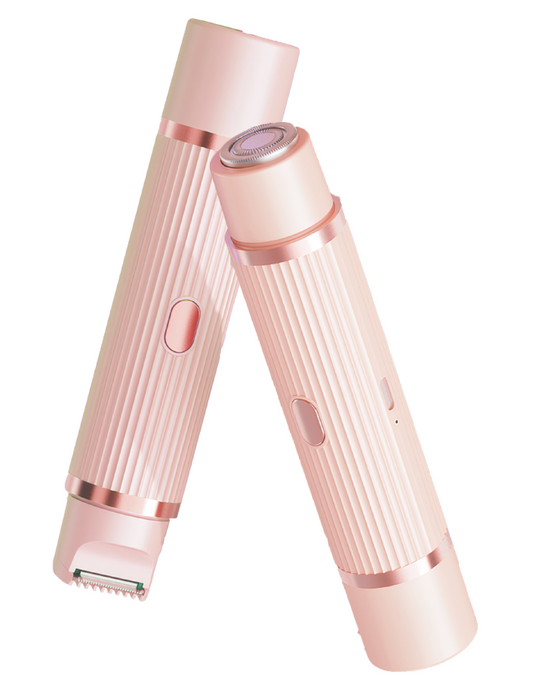 Depiladora doble cabezal USB recargable